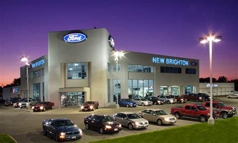 New brighton ford - New Brighton Ford, Inc. Sales 877-442-7926; Service 888-355-3409; Parts 888-443-6261; 1100 Silver Lake Road New Brighton, MN 55112; Service. Map. Contact. New ... 